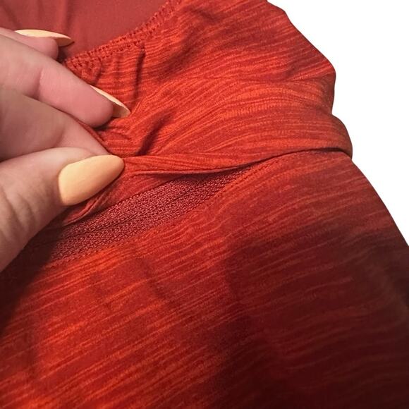 Lululemon Pace Breaker Short *Linerless 7" Heather Allover Solar Orange Magma XS - Picture 8 of 13